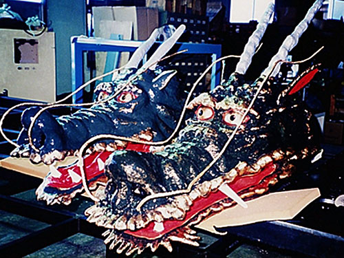 FRP造形 龍の獅子舞