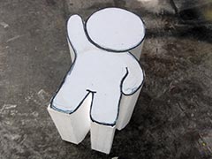 ラフカットしたもの