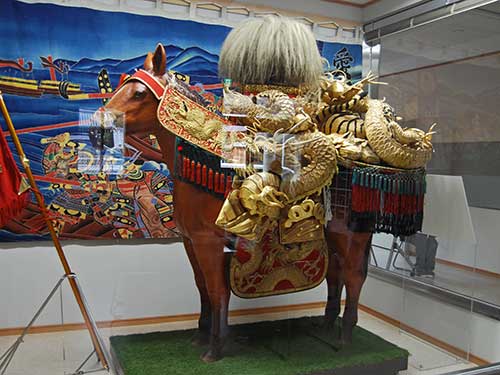 農耕馬の立体造形1