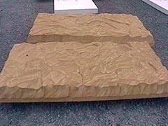 グラデーション塗装をした状態