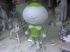 ウレタン塗装途中