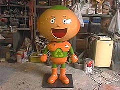 FRP製「クルリンちゃん」の完成