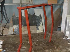 馬の造形の骨組み