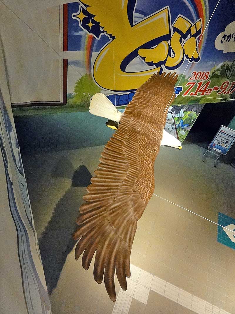 ハクトウワシの造形看板4