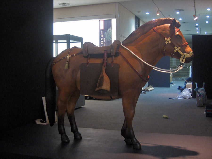 古代馬の立体造形