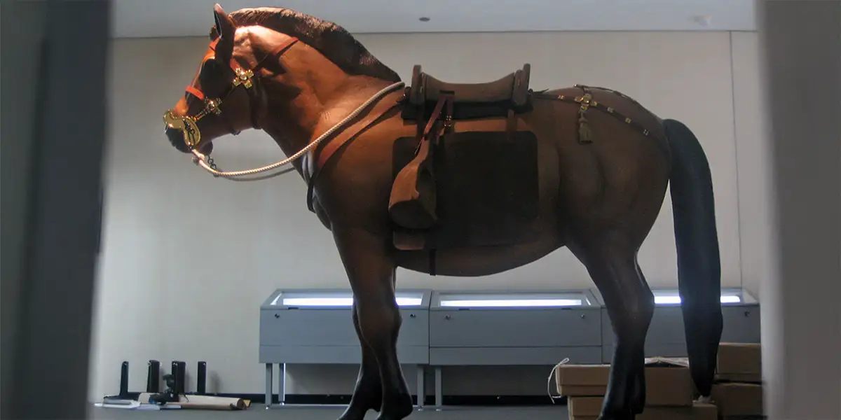 立体造形(古代馬)