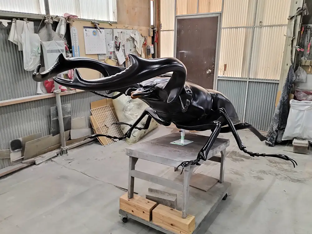 オオシカクワガタの立体造形