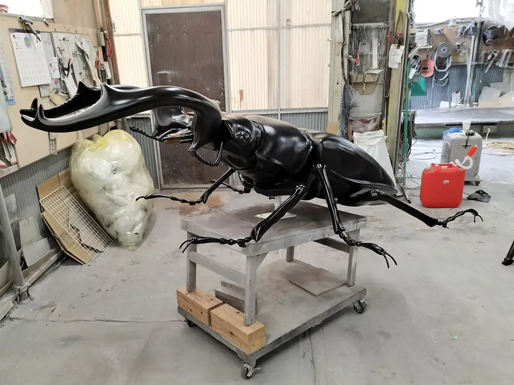オオシカクワガタの立体造形